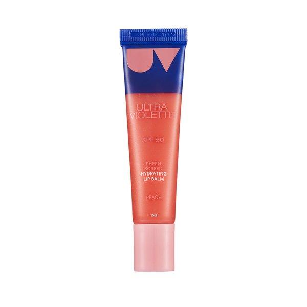 Image of Sheen Screen Lip Balm Spf50 Damen Peach 15g