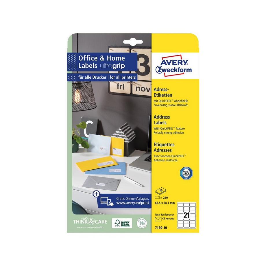 Avery-Zweckform Etichette Indirizzi 