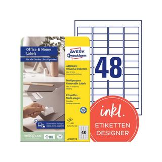Avery-Zweckform Étiquettes Multipurpose removable 