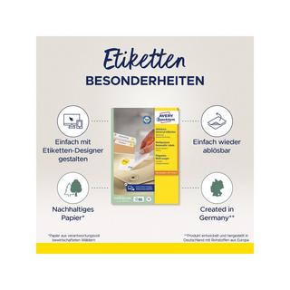 Avery-Zweckform Étiquettes Multipurpose removable 