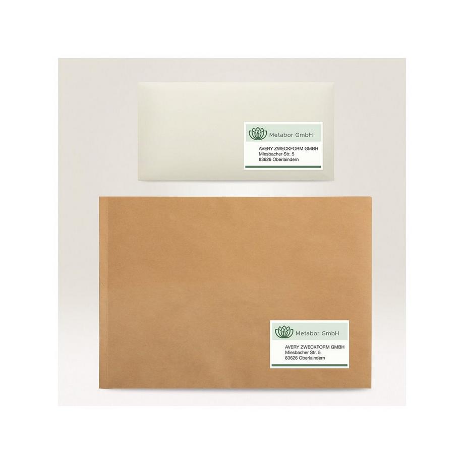 Avery-Zweckform Etiketten Recycling 