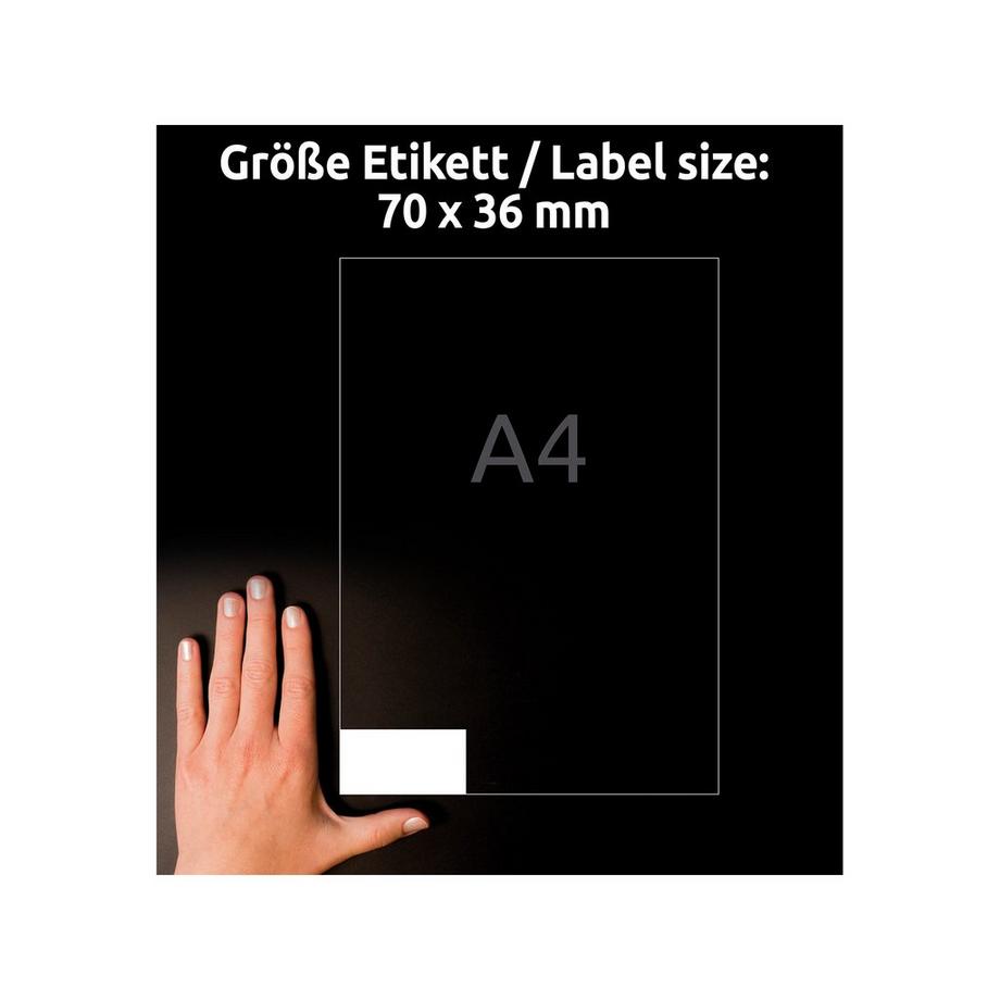 Avery-Zweckform Etiketten Recycling 