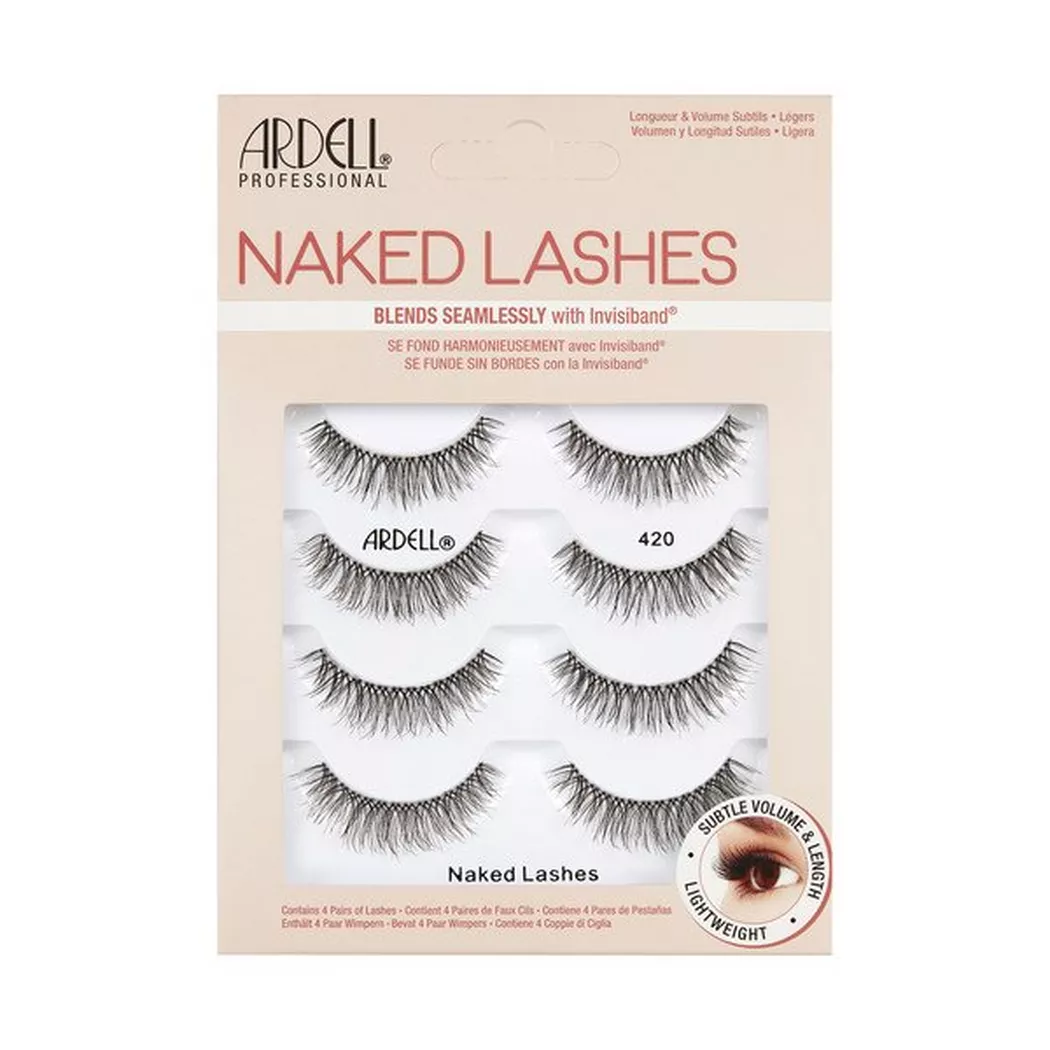 Ardell - Naked Lashes 420 Multipack, Lashes, Set, Black