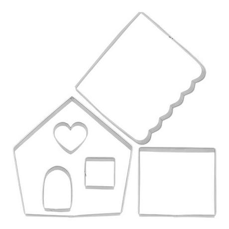 BIRKMANN Ausstecher-Set Lebkuchenhaus 