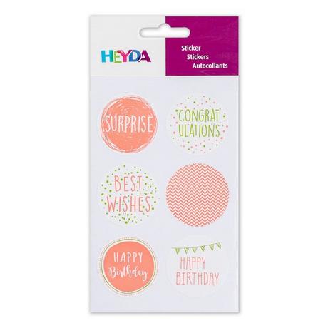 HEYDA Sticker Birthday 