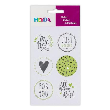 HEYDA Autocollants Married 