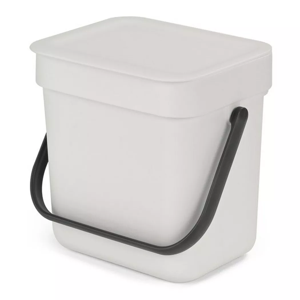 Brabantia - Abfalleimer, 3 L, Hellgrau