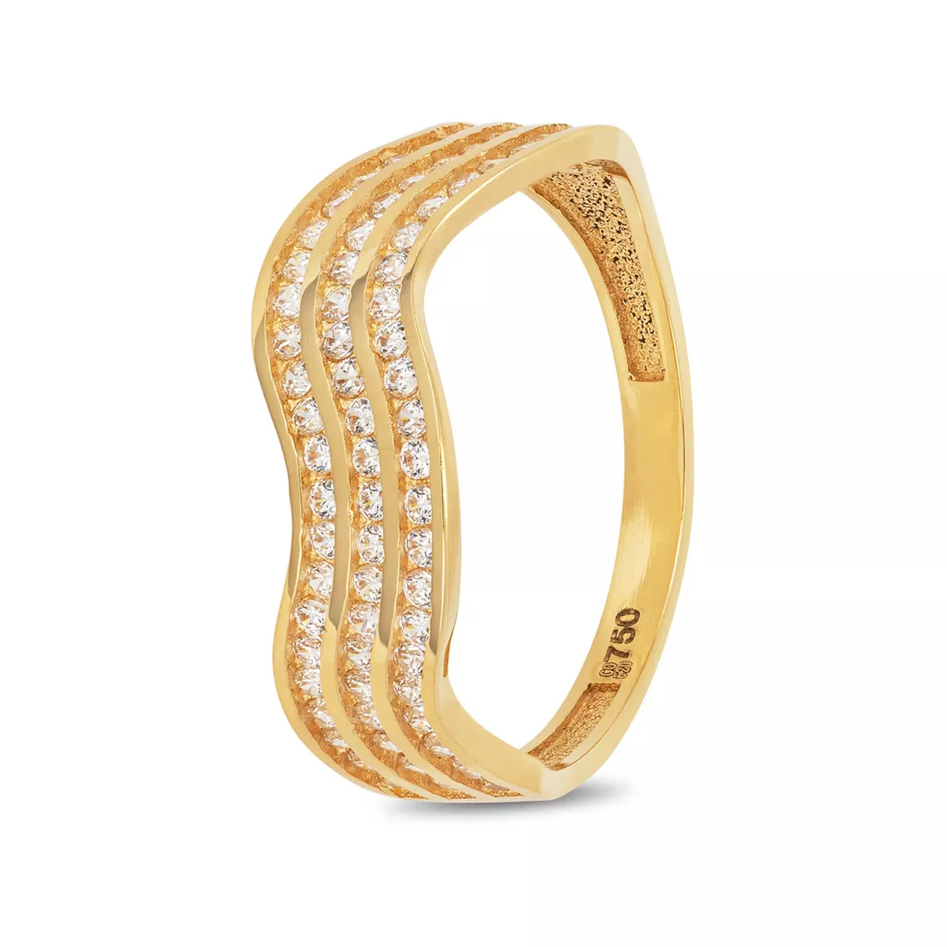Studio Marquise - Ring, 52, Gelbgold