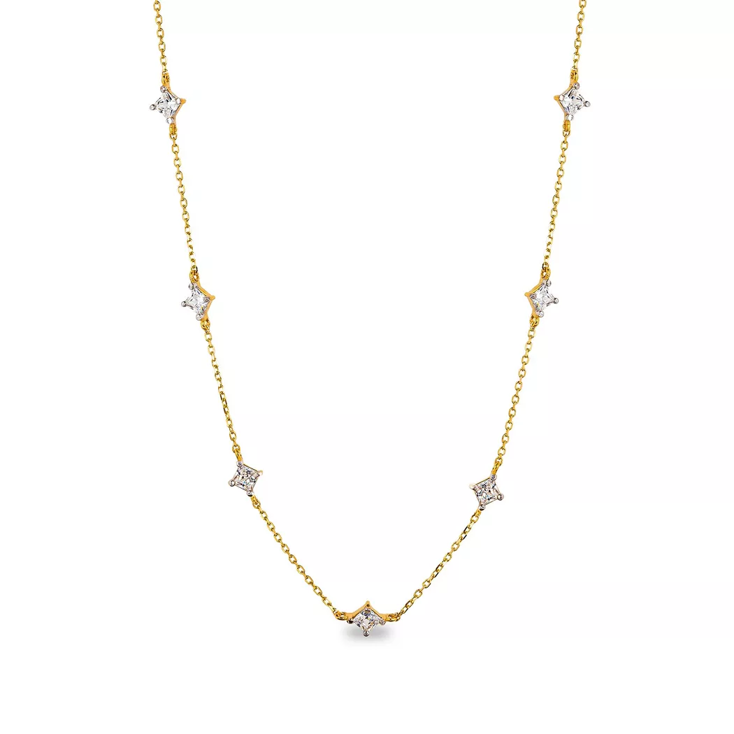 Studio Marquise - Halskette, 45cm, Gelbgold 2