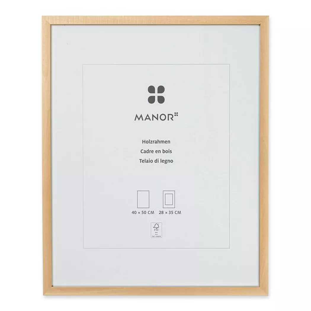 Manor Papeterie Wood Picture Frame Beige 40x50cm