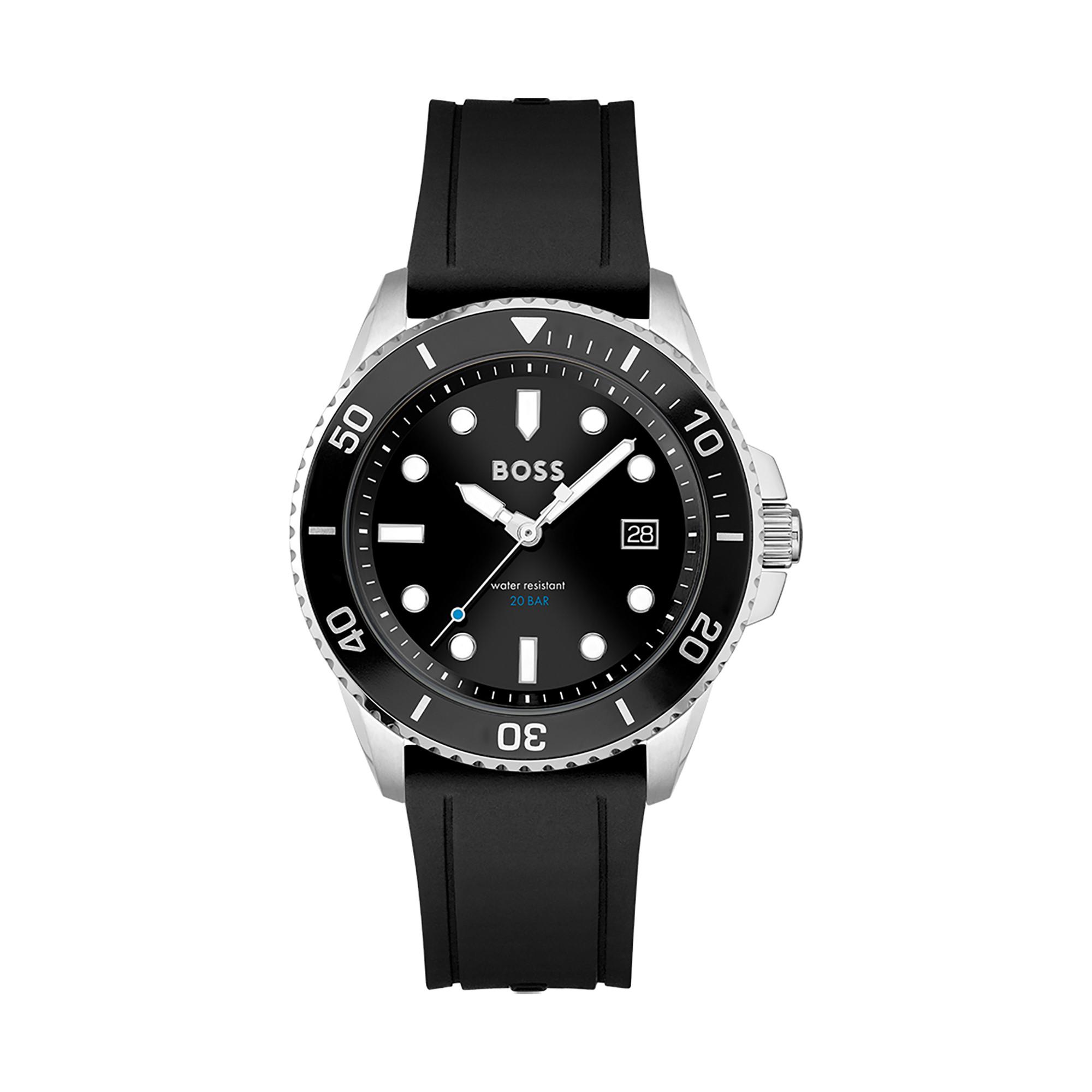Image of Analoguhr Herren Black 43mm