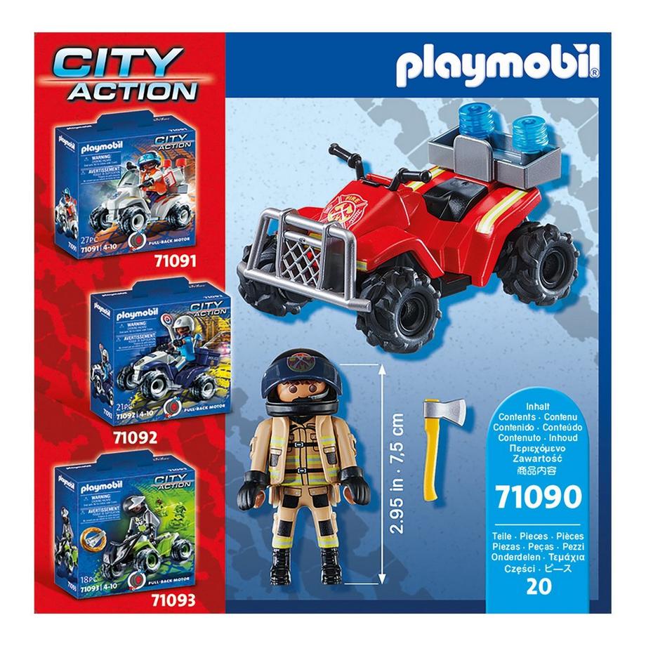Playmobil  71090 Pompier et quad 