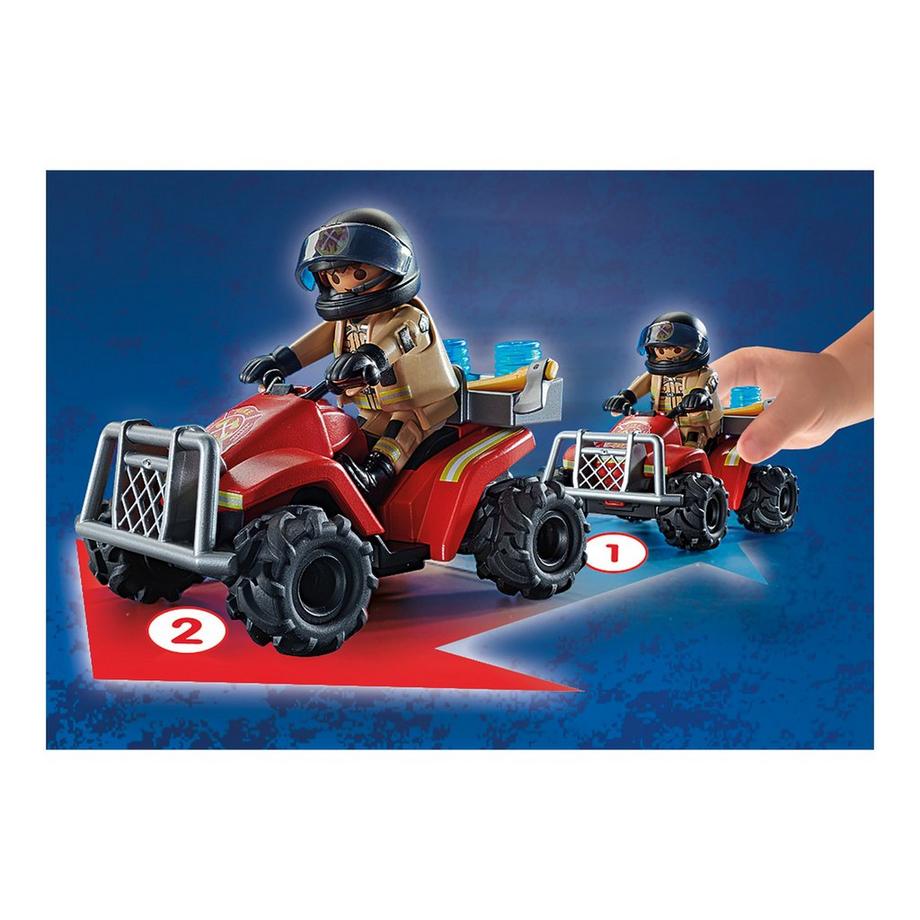 Playmobil  71090 Pompier et quad 