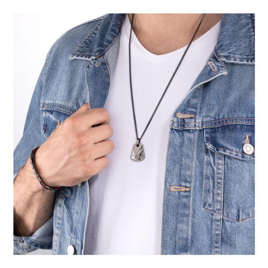 Police LATTITUDE Halskette mit Anhänger 