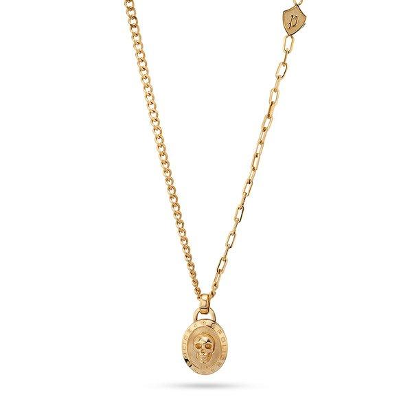 Image of Halskette Mit Anhänger Damen Gold 70 CM