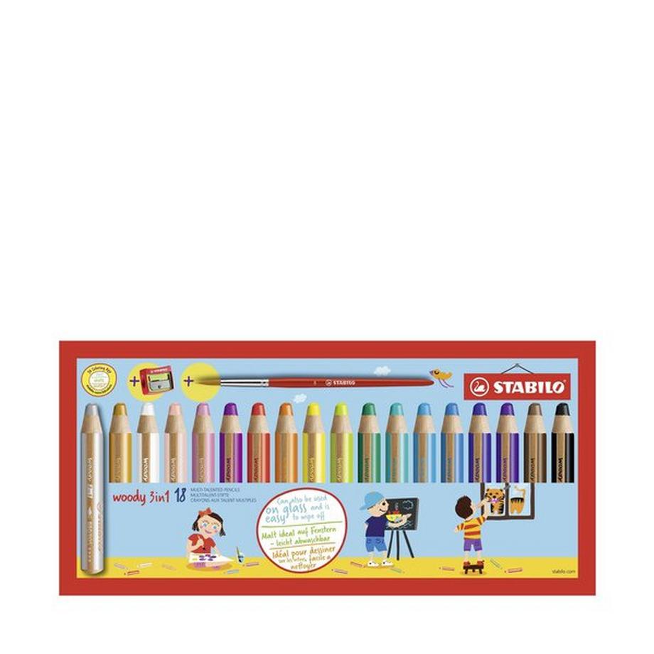 STABILO Dicke Farbstifte
 Woody 3in1
 