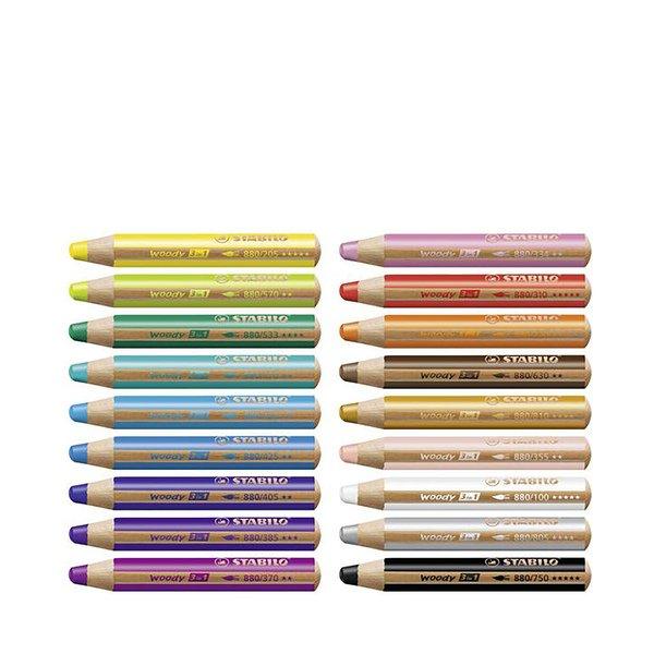 STABILO Matitone colorate
 Woody 3in1 