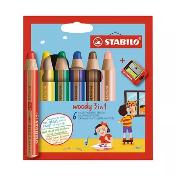 Crayons de couleur épais
