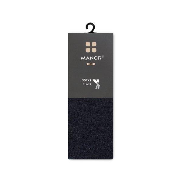 Manor Man Lot de 2 paires de chaussettes hauteur mollet  