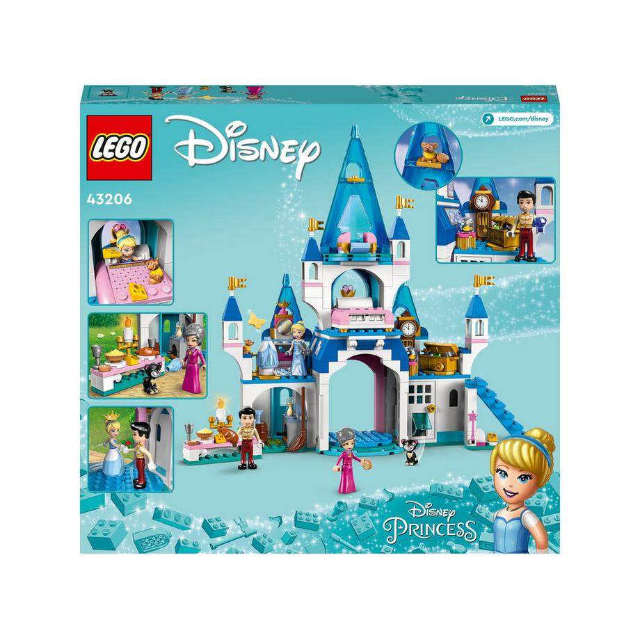LEGO®  43206 Le château de Cendrillon et du Prince charmant 