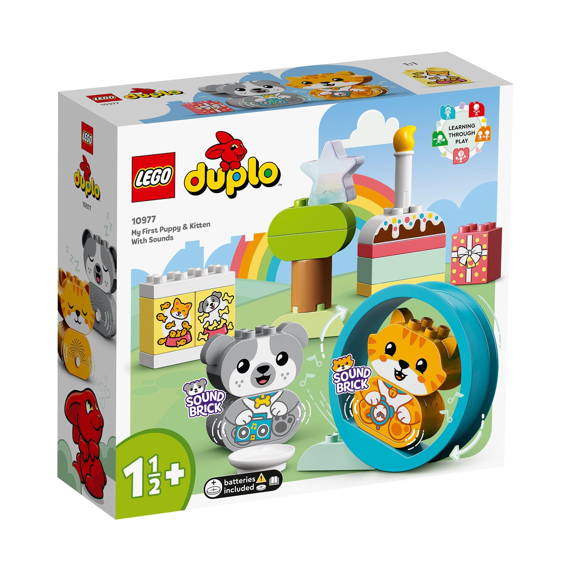 LEGO®  10977 Mes premiers chiot et chaton avec effets sonores 