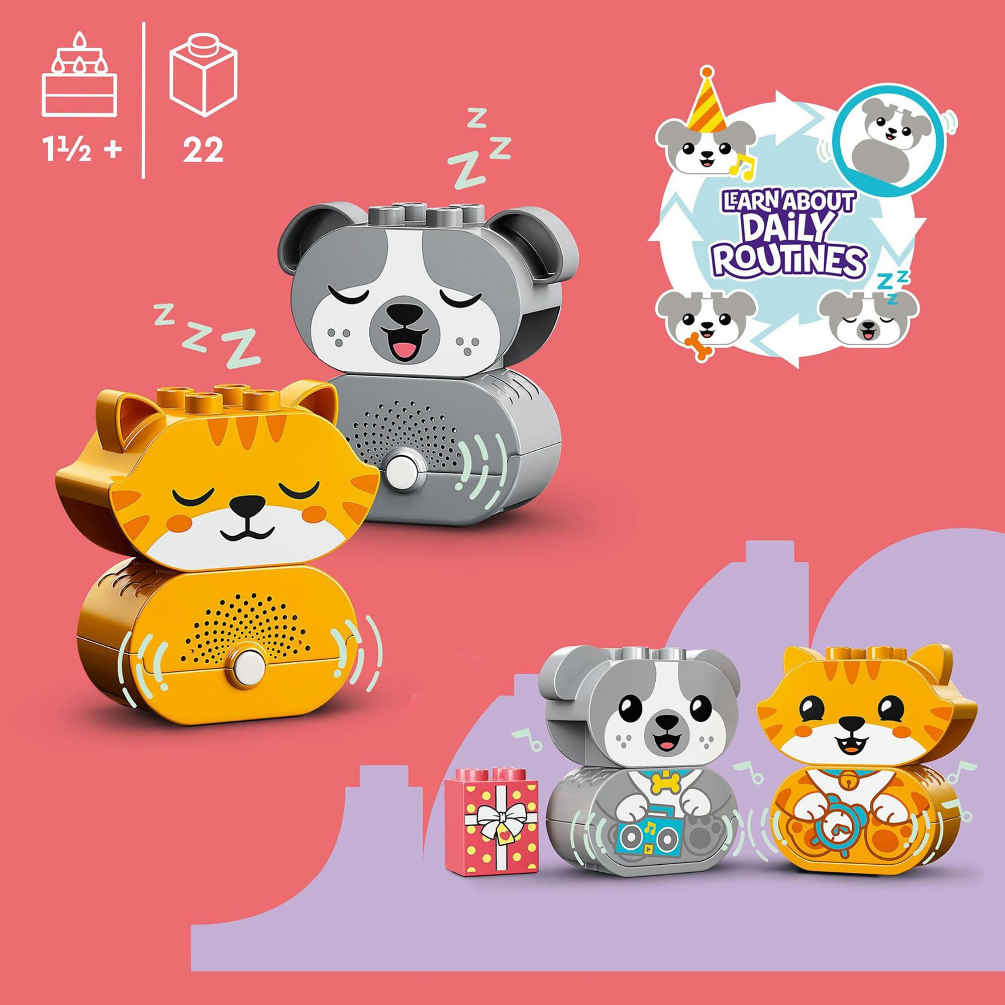 LEGO®  10977 Mein erstes Hündchen und Kätzchen – mit Ton 