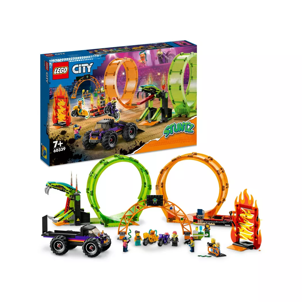 LEGO® - 60339 Stuntshow-Doppellooping, Multicolor