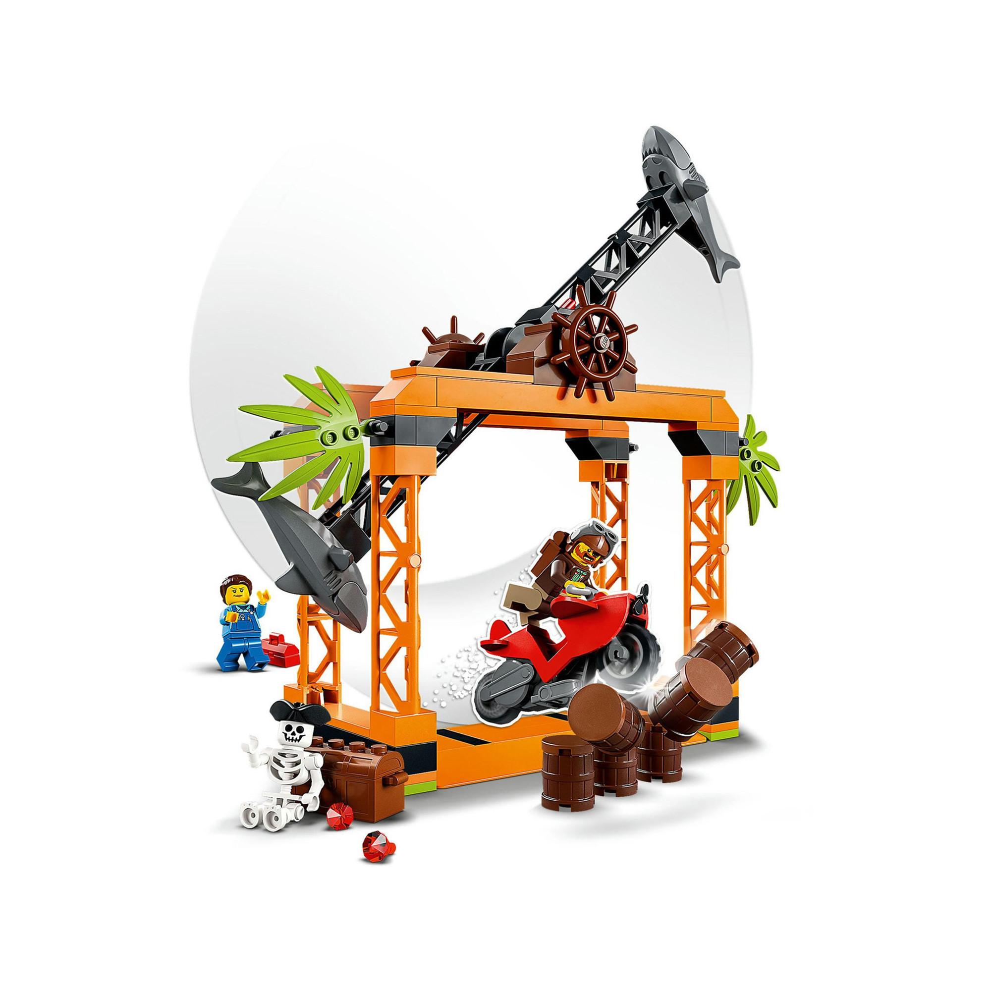 LEGO®  60342 Sfida acrobatica attacco dello squalo 