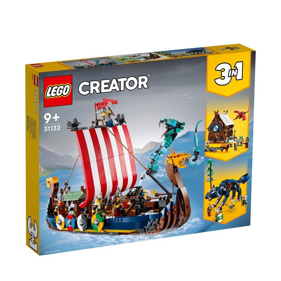 LEGO®  31132 Wikingerschiff mit Midgardschlange 