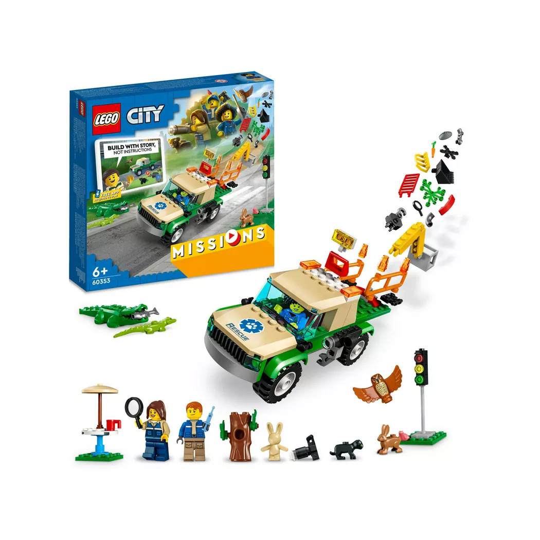 LEGO® - 60353 Tierrettungsmissionen, Multicolor