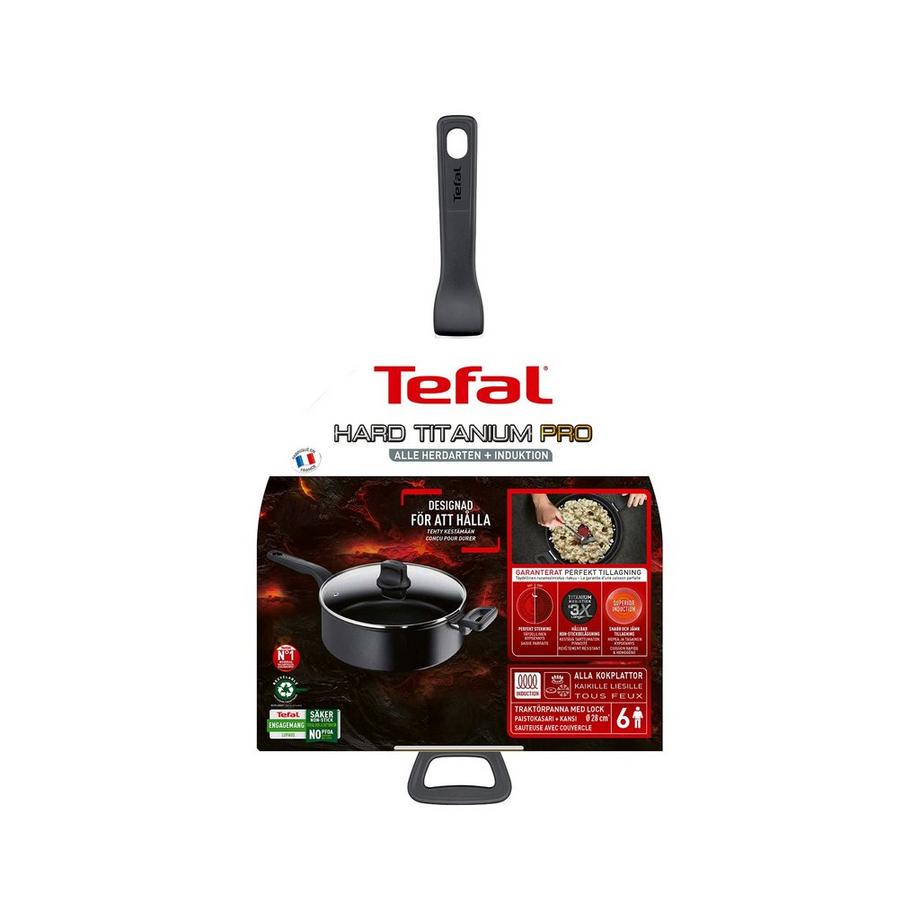 Tefal Schmorpfanne Hard Titanium Pro 