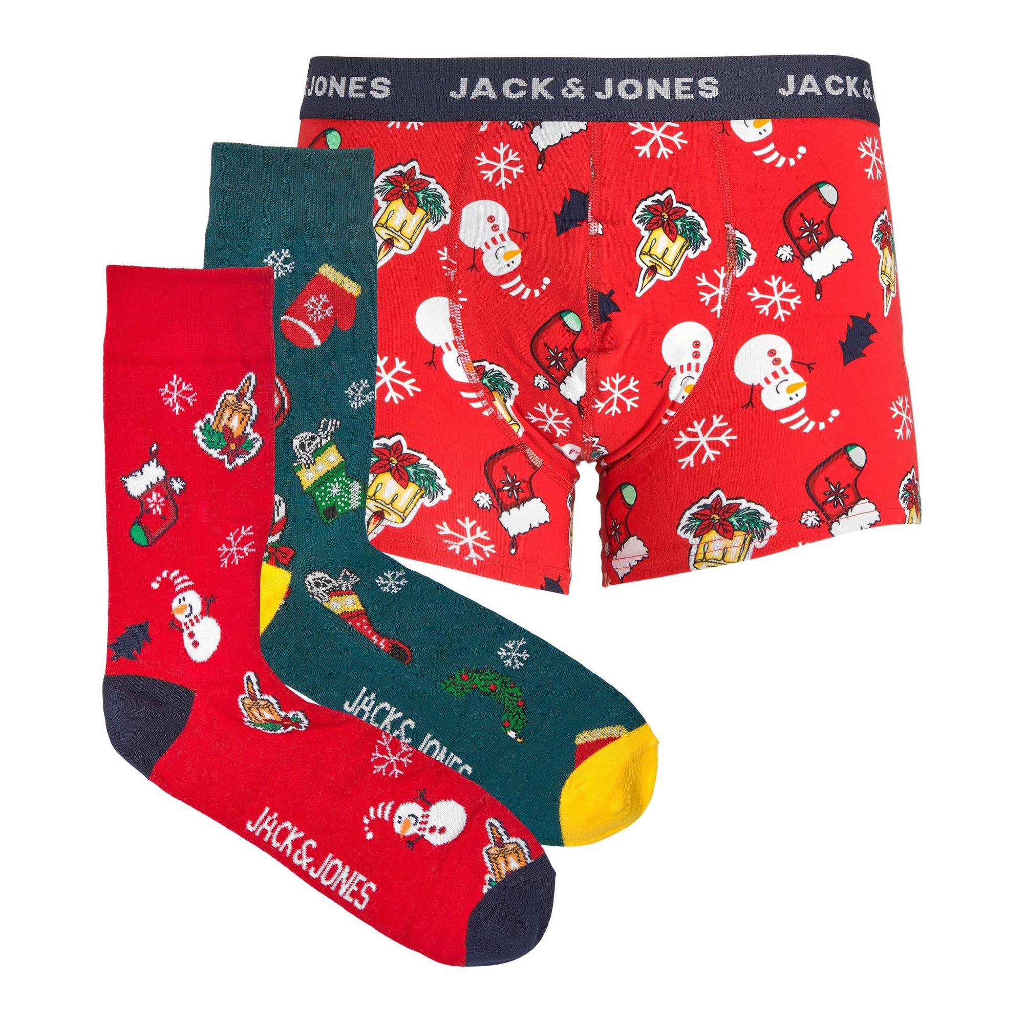 JACK & JONES JACTOMXMAS GIFTBOX Hipster, multi-pack 