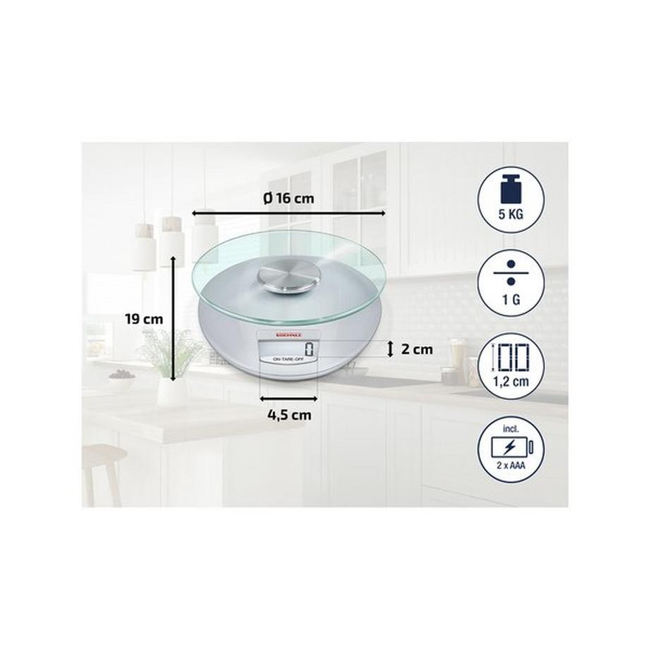 SOEHNLE Digitale Küchenwaage Roma 