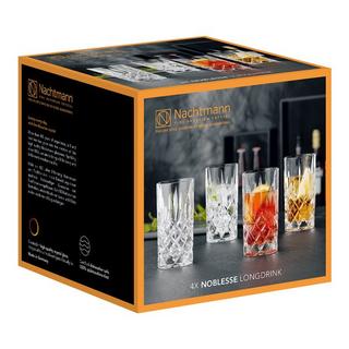 Nachtmann Longdrinkglas, 4 Stück Noblesse 
