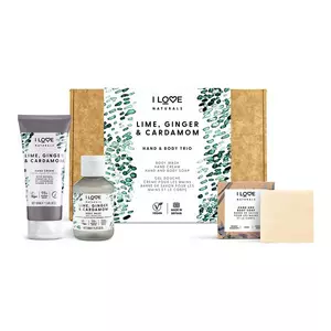 Naturals Hand & Body Trio - Lime, Ginger & Cardamom