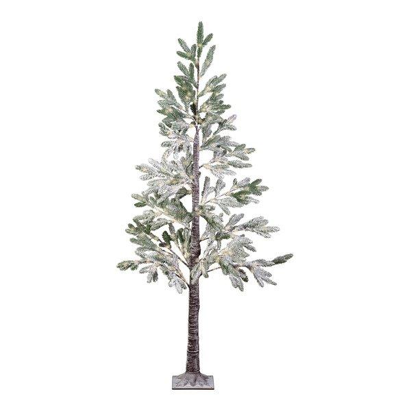 Image of Lumineo Künstlicher Weihnach Micro LED Baum beschneite Kiefer Dauerbetrieb - 180cm