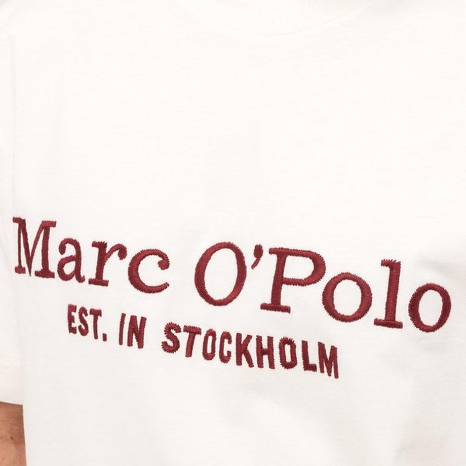 Marc O'Polo T-Shirt Logo bestickt T-Shirt 