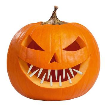 Denti di zucca Decorazione di Halloween fai-da-te