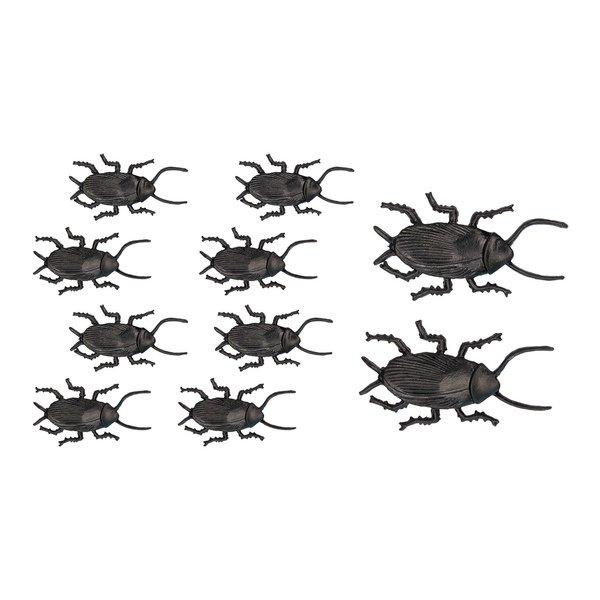 amscan  10 scarafaggi marroni lunghezza 5 cm 