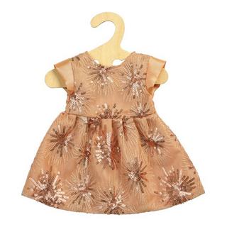 Heless  Robe de Poupée Scintillante "Or Rose" 