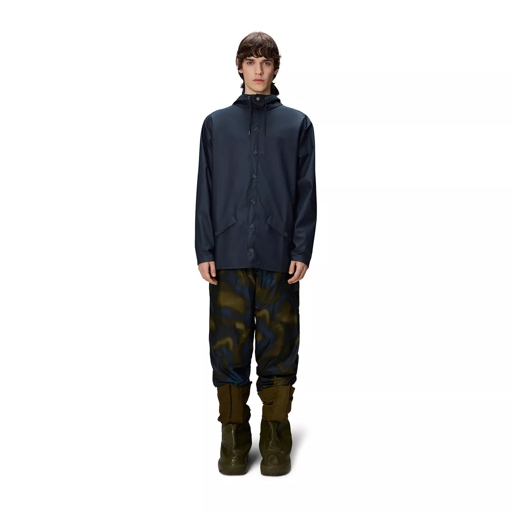Rains unisex. 12010 Veste W3 marine (M), Casuel, Polyester
