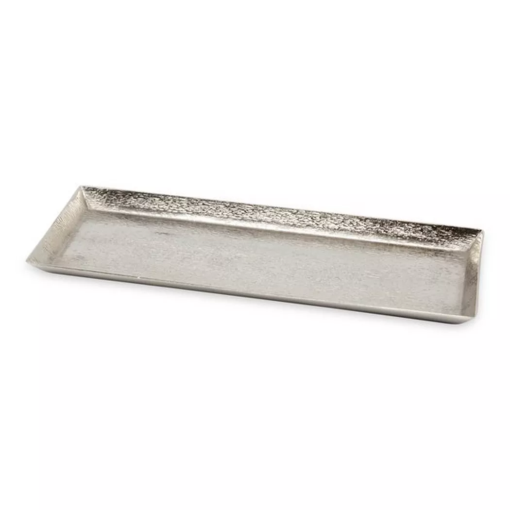 Manor - Kerzenteller Weihnachten, 42X15X2CM, Nickel