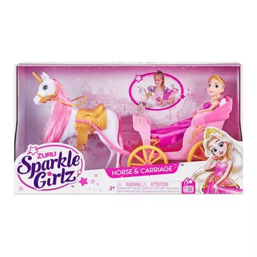 Sparkle Girlz, Puppe mit Pferd und Kutsche