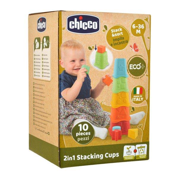 Image of Chicco 2 in 1 Stabelbecher - ECO+