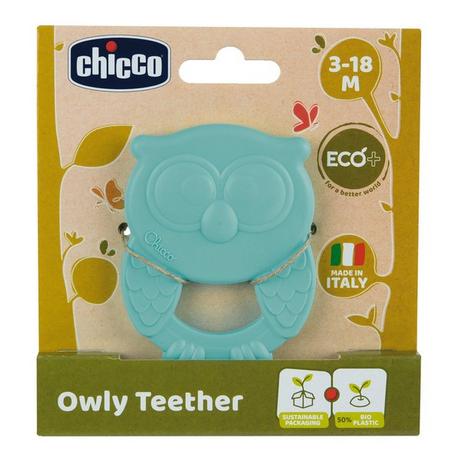 Chicco  Anello dentizione gufo "OWLY" - ECO+ 