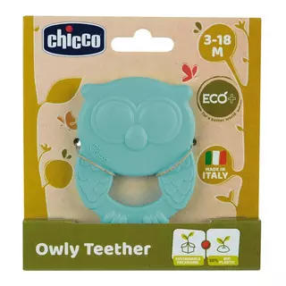 Chicco Beissring Eule "OWLY" - ECO+  Multicolor