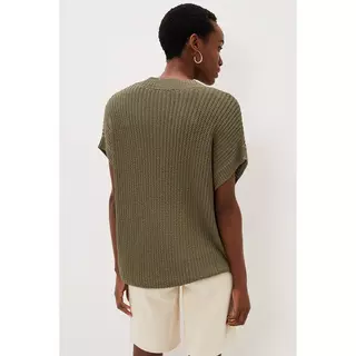 Phase Eight Lizzia Pull, col en V, manches courtes Vert
