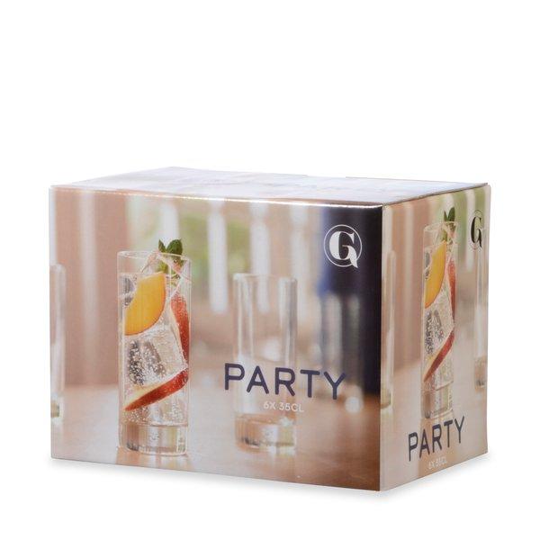 royal leerdam Longdrinkglas, 6 Stück Party 