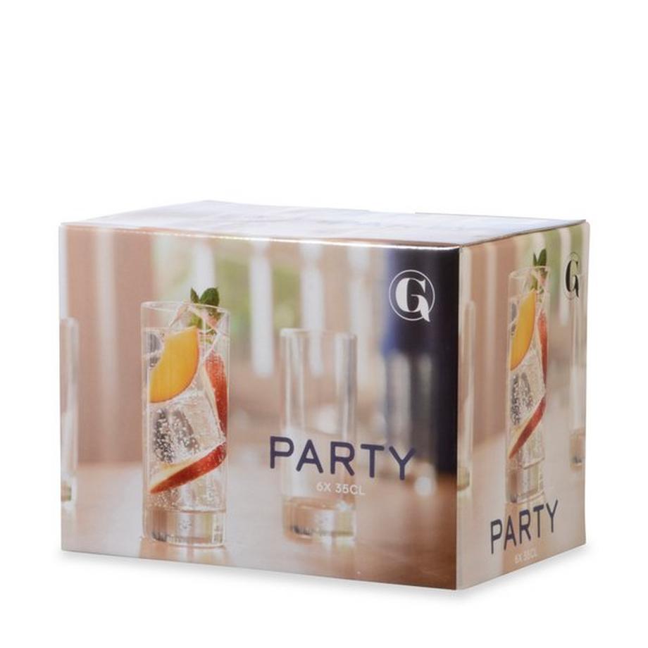 royal leerdam Bicchiere da long drink 6 pezzi Party 