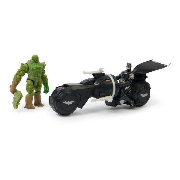 DC COMICS  Batman vs. Swamp Thing - Armory Attack Batcycle 